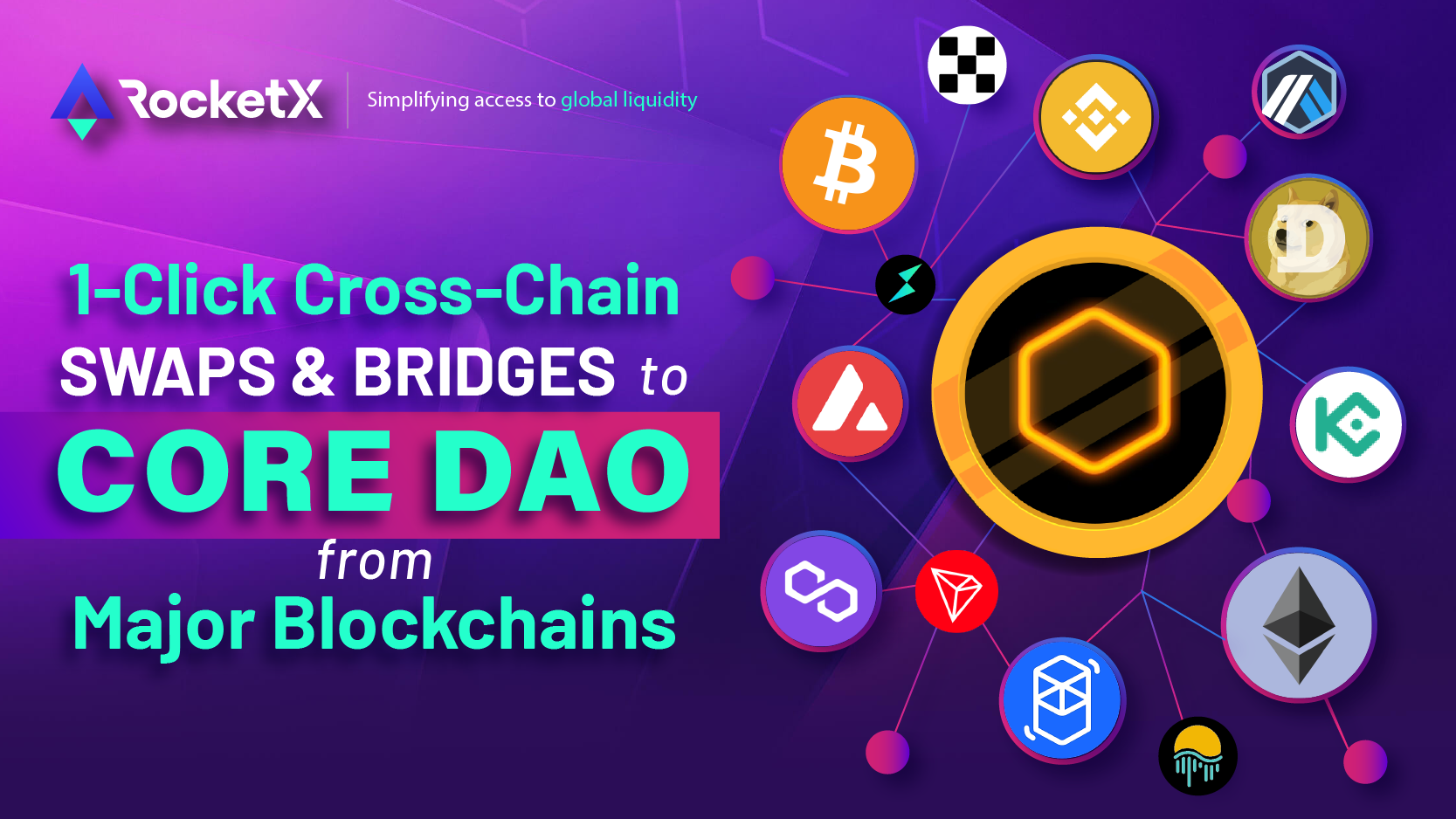 RocketX & Core DAO: The Key to Multi-Chain Interoperability RocketX and Core DAO Join Forces for Interoperability