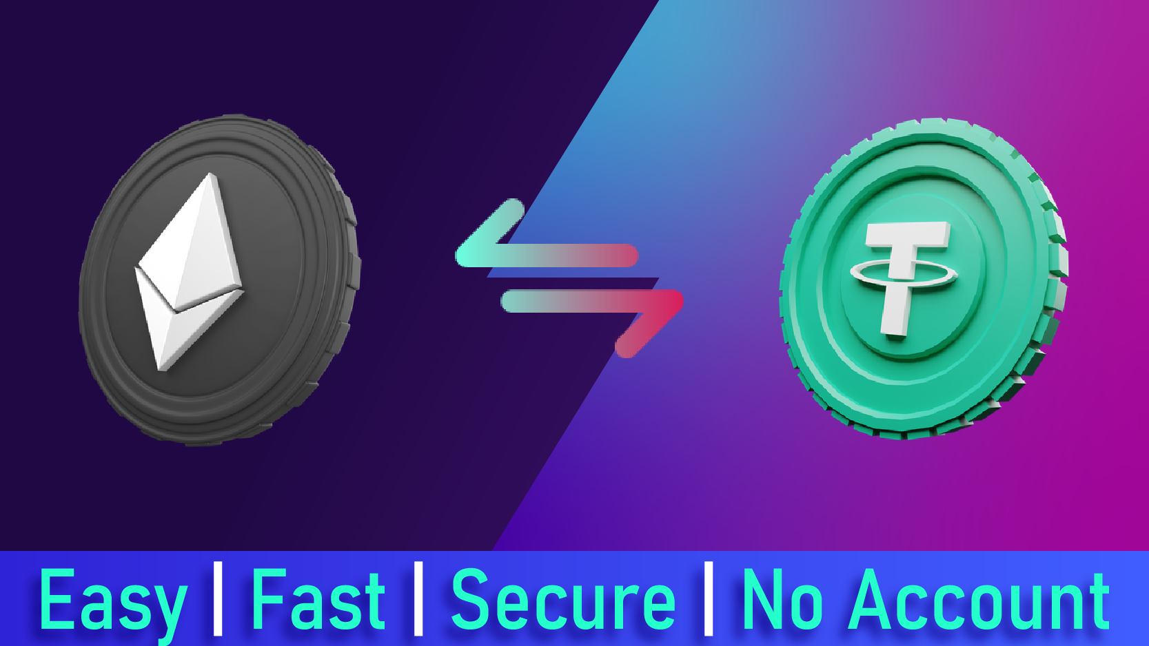 Exchange ETH to USDT ETH to USDT swap at best exchange rates