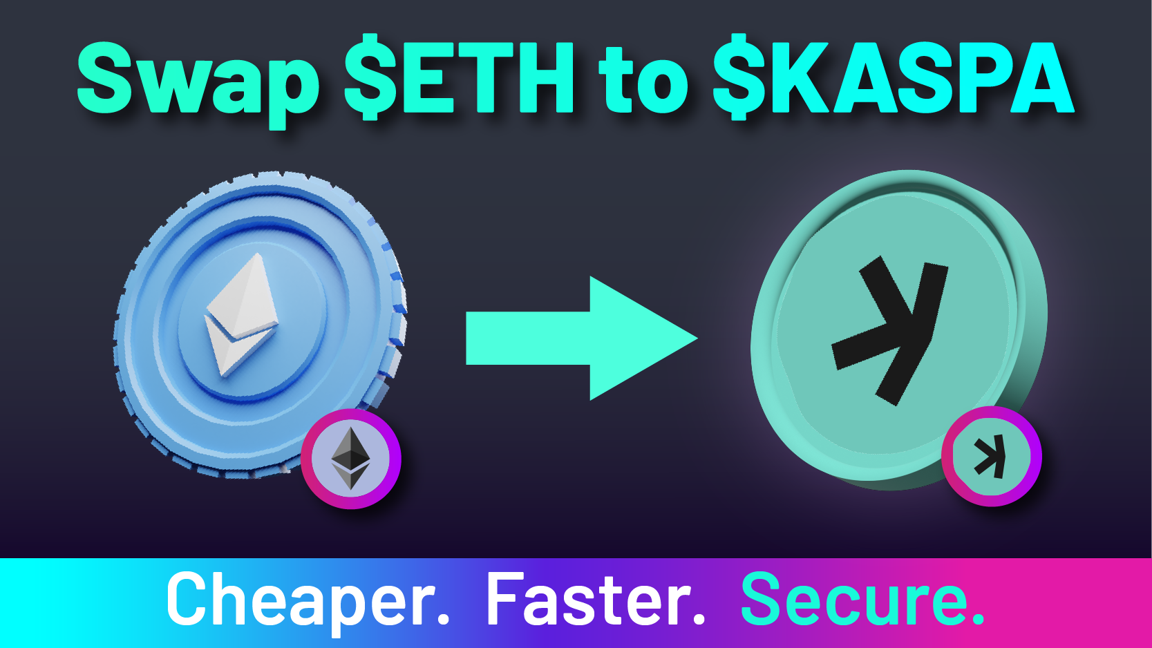 Swap ETH to Kaspa (KAS) Effortlessly on RocketX Swap Ethereum (ETH) to Kaspa (KAS) using RocketX for faster, cheaper, and secure transactions.